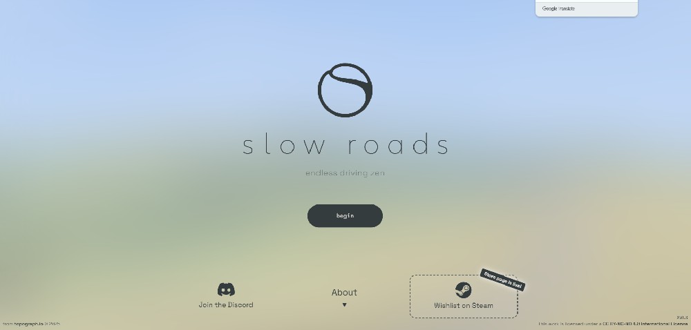 【途推导航强大网站推荐第一期】全网最治愈摸鱼神作！《Slow Roads》带你开往诗与远方！
