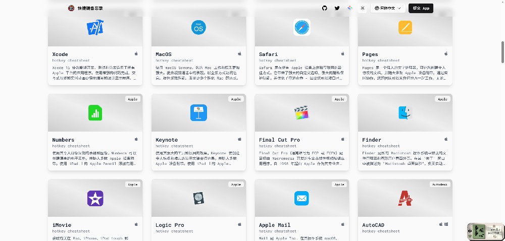 【途推导航强大网站推荐第七期】职场人必看！Hotkey Cheatsheet——全网最全快捷键库，0门槛用出大神操作！