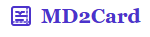 MD2card